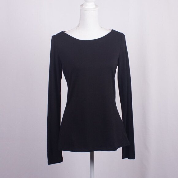 Flax Tops - FLAX Super Soft Boat Neck Top Size S